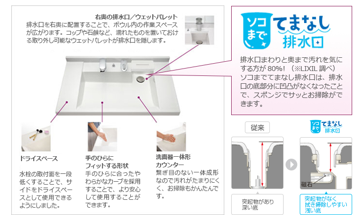 ミズリアの洗面ボウル