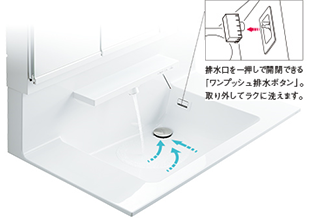 緩やかな傾斜がついた「すべり台ボウル」