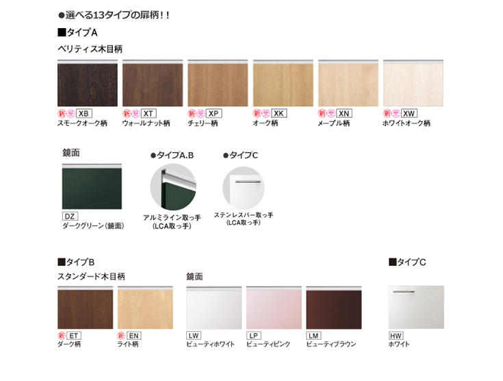 ウツクシーズの扉カラー
