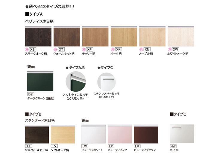 ウツクシーズの扉カラー