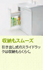 収納もスムーズ