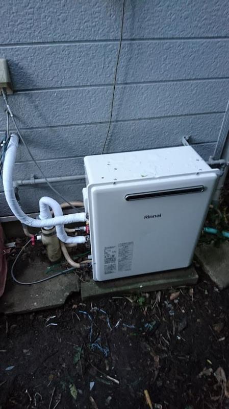 工事費込み】ガス給湯器｜屋外据置型｜20号（ガス接続15A）｜オートタイプ