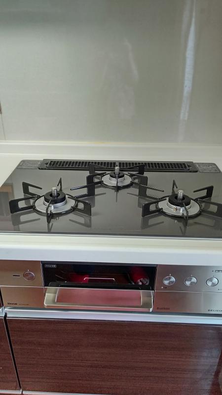 Rinnai RHS71W30E15RASTW-13A 標準設置工事セット ツイードシルバー DELICIA ビルトインガスコンロ (都市ガス用・両側強火力・幅75cm) 標準設置工事セット Rinnai RHS71W30E15RASTW-13A ツイードシルバー