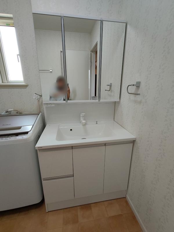 パナソニック Cライン スタンダード 900mm 両開き MSレバーシャワー スゴピカ LED2面鏡(1800mm対応) як∀ ☆パナソニック シーライン GC-905J Wall to wallタイプ