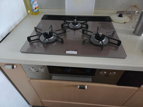 工事費込みセット Lisse リッセ ビルトインコンロ 幅60cm リンナイ RHX31W32L22RAW-LPG スモーキーピンク 工事費込セット（商品＋基本工事） [RHX71W32L23RAW-LPG] Lisse