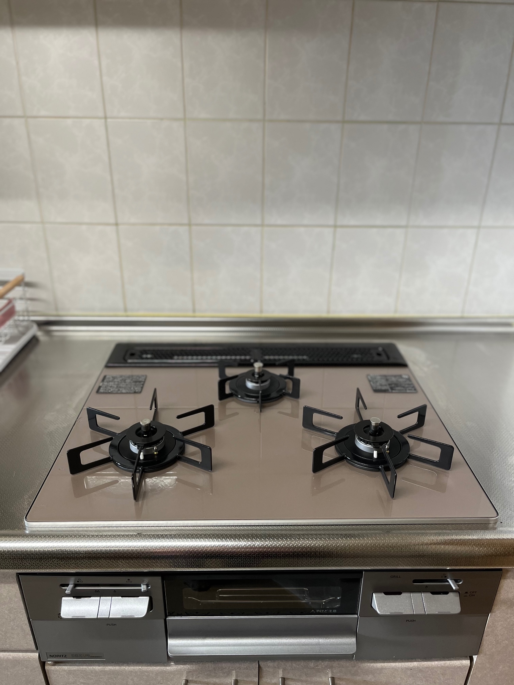 NORITZ N2G24KSPS-LP コンパクトタイプ ビルトインガスコンロ(プロパンガス用・2口・左強火タイプ・幅45cm) NORITZ N2G24KSPS-LP コンパクトタイプ [ビルトインガスコンロ