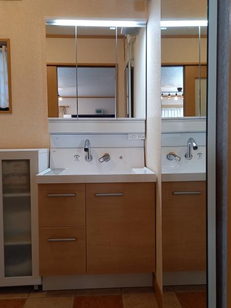 工事費込み】LIXIL(INAX) ピアラ 洗面台+化粧鏡セット｜間口750mm