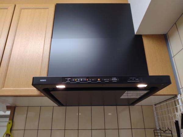 NORITZ ビルトインレンジフード NFG6S26M 60cm幅 工事費込み】レンジフード ノーリツ クララ(コンロ連動あり)｜NFG6S26MBA