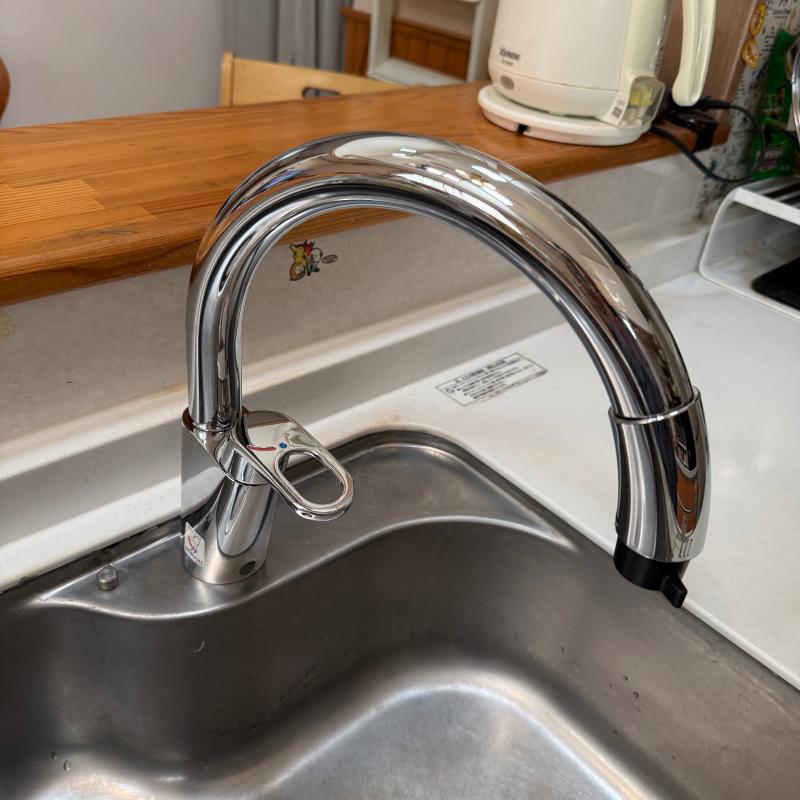 LIXIL(INAX) キッチン用水栓(ワンホールタイプ) グースネック