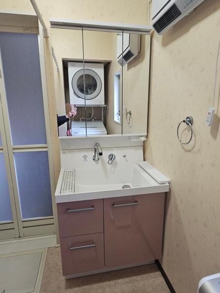 工事費込み】LIXIL(INAX) ピアラ 洗面台+化粧鏡セット｜間口750mm
