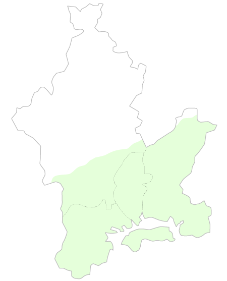 岡山県岡山市のルームエアコン取り付け対応エリア