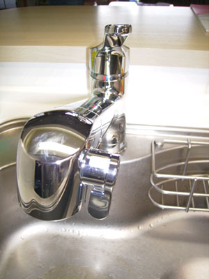 リクシルオールインワン浄水栓JF-6450SX（JW）の取付 No.817