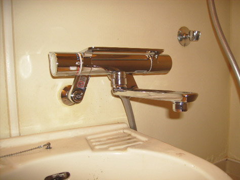 TOTO浴室シャワー水栓TMHG40CQの設置 No.799