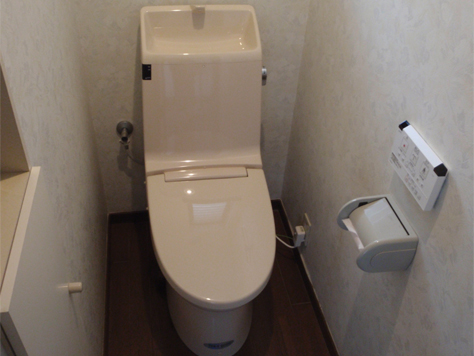 トイレリフォーム(リクシルアメージュZシャワートイレZR1) No トイレリフォーム(リクシルアメージュZシャワートイレZR1) No