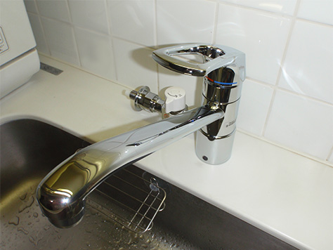 TOTO キッチン用水栓(ワンホールタイプ)Gシリーズ分岐水栓付き蛇口