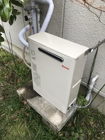 リンナイ 給湯器 16号 給湯専用 『RUX-A1613G』 神奈川県鎌倉市 H様宅 