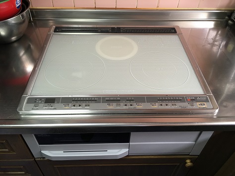 IHクッキングヒーター 三菱電機 CS-G32MS ビルトインコンロ 未使用