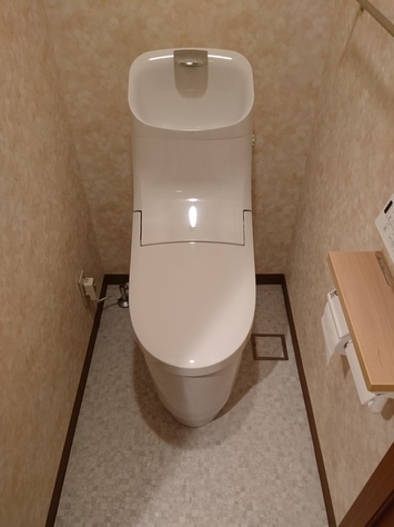 千葉県習志野市｜LIXILトイレの施工事例 | 交換できるくん