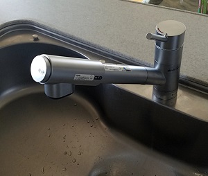 工事費込み】LIXIL(INAX) キッチン用水栓(ワンホール) オールインワン