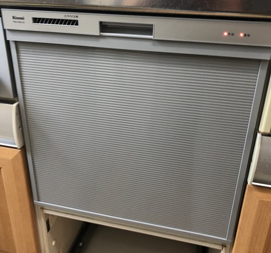 工事費込み】リンナイ 食洗機｜RSW-404A-SV｜スライドオープン・ミドル