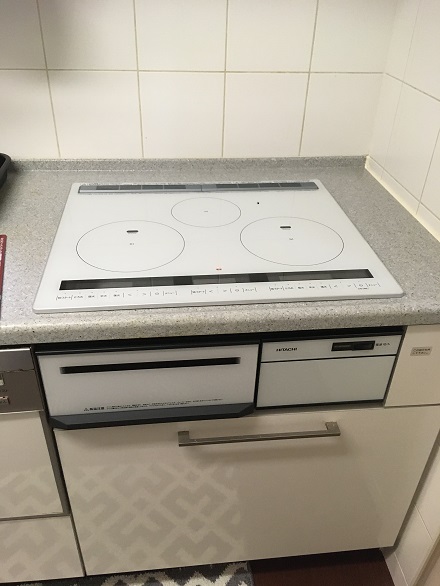HITACHI IHビルトインコンロ　HT-M100XTF rakurakumarket_ht-m100xtf-w