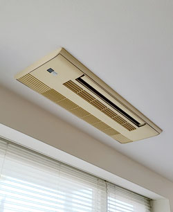 神奈川県三浦郡｜三菱天井カセットエアコンの施工事例 No.110690