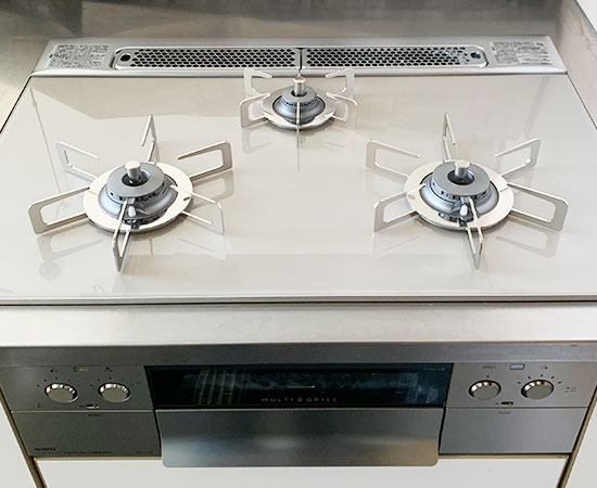 ビルトインガスコンロ 新品 ピアット マルチグリル75cm プロパン用