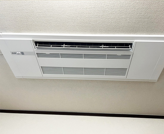 東京都文京区｜三菱電機天井カセットエアコンの施工事例 No.114123