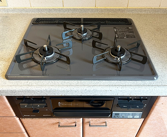 N3GT2RWTQ1-13A 都市ガス用ノーリツ ビルトインコンロ 60cm メタル