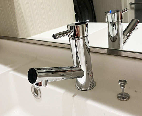 東京都世田谷区｜TOTO洗面水栓の施工事例 No.119050