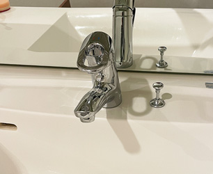 埼玉県越谷市｜TOTO洗面水栓の施工事例 No.123501