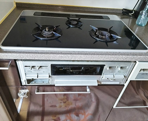 ガスコンロ パロマ フェイシスグランド ガスコンロ PD-893WS-U75CK | 給湯器