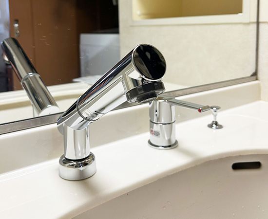 工事費込み】三栄（SANEI） 洗面用コンビネーション シングルスプレー