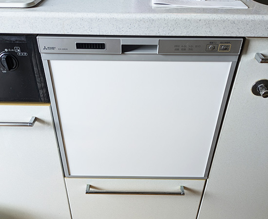 三菱電機 食洗機｜EW-45R2S｜スライドオープン・ミドル