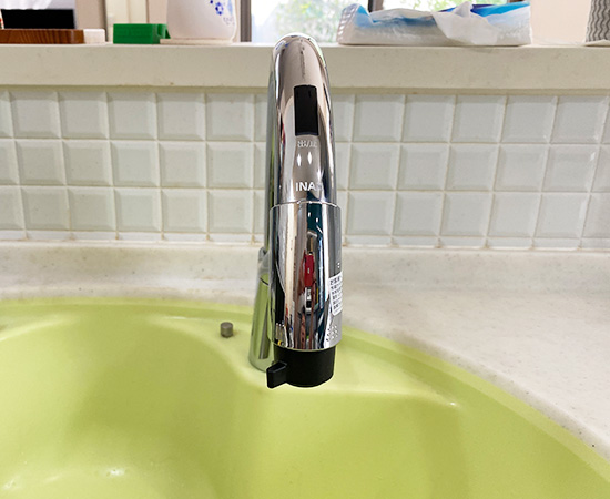 工事費込み】LIXIL(INAX) タッチレス水栓 ナビッシュ シンプルタイプ