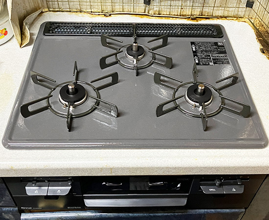 ビルトインコンロ 幅60cm リンナイ RS31M5H2RBW LPG Metal メタルトップシリーズ