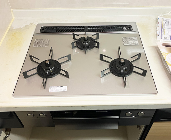 ノーリツ N3WU6PWAP2STE-13A ビルトインガスコンロ ネスト(Nest) 幅75cm 3口 都市ガス用 NORITZ (法人限定) (代引不可) ノーリツ プロパンガス用 75cmビルトインコンロ Nest ネスト