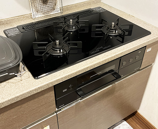 工事費込み】リンナイ ビルトインガスコンロ『デリシア(3V乾電池式