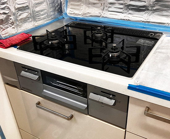 工事費込み】ノーリツ ビルトインガスコンロ『ミッケ』[天板幅60cm