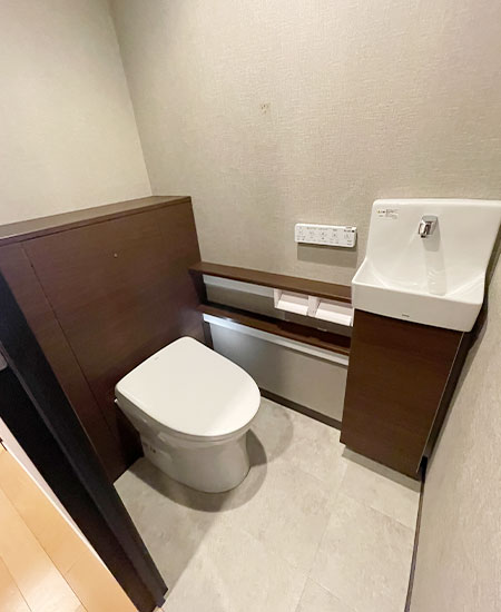 こだわりトイレリフォーム | 施工事例｜交換できるくん