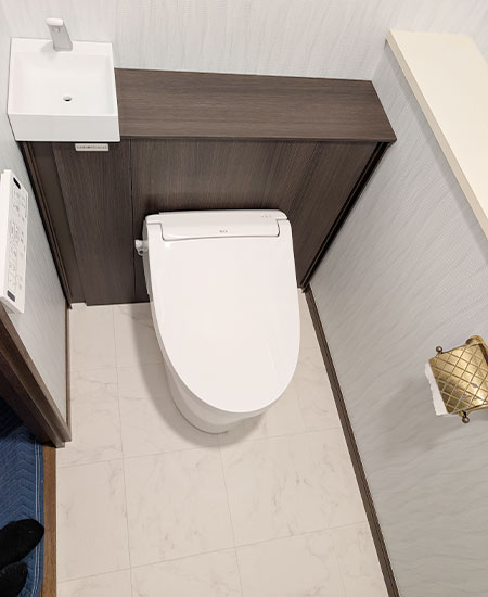 こだわりトイレリフォーム | 施工事例｜交換できるくん