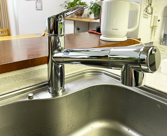 工事費込み】三菱ケミカル・クリンスイ キッチン用水栓/浄水器内蔵型