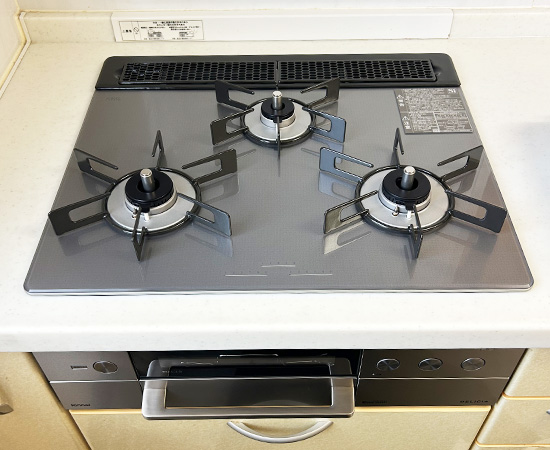 工事費込み】リンナイ ビルトインガスコンロ『デリシア(3V乾電池式