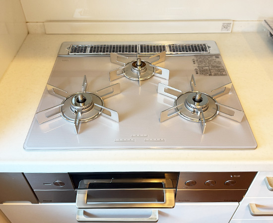 工事費込み】リンナイ ビルトインガスコンロ『デリシア(3V乾電池式