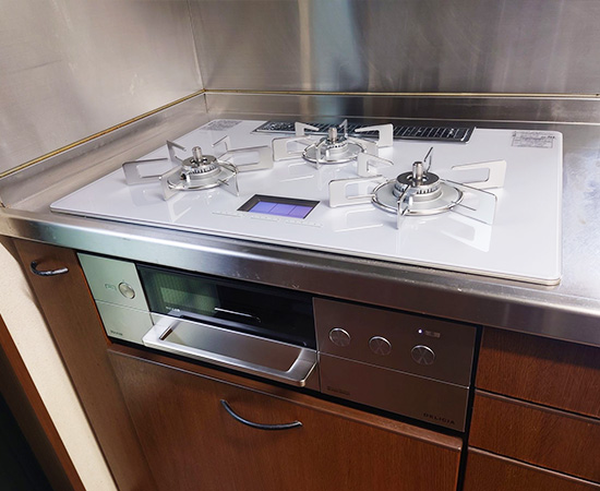 工事費込み】リンナイ ビルトインガスコンロ『デリシア(100V電源式