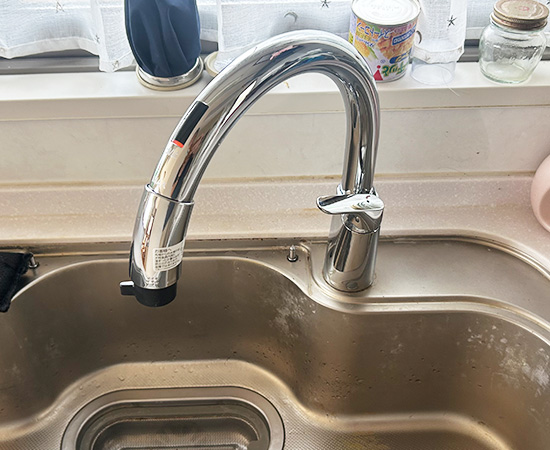 工事費込み】LIXIL(INAX) タッチレス水栓 ナビッシュ シンプルタイプ