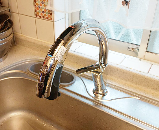 工事費込み】LIXIL(INAX) タッチレス水栓 ナビッシュ ハンズフリー
