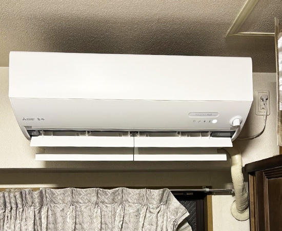 東京都江東区｜三菱電機壁掛ルームエアコンの施工事例 No.131650
