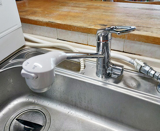 工事費込み】TOTO キッチン用水栓/ビルトイン型浄水器付『Gシリーズ』