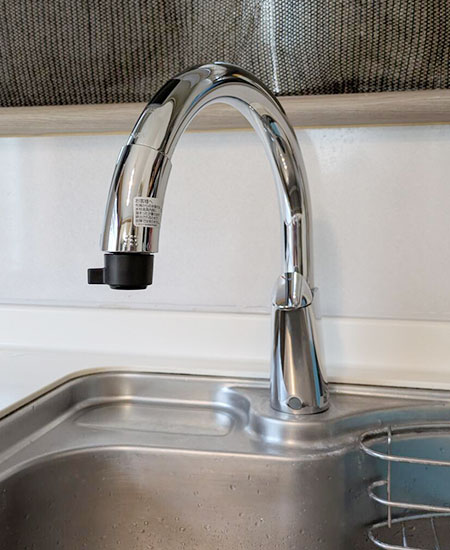 工事費込み】LIXIL(INAX) タッチレス水栓 ナビッシュ シンプルタイプ